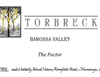 Torbreck The Factor Shiraz 2002 Barossa Valley South Australia 750ml/Btl 6/case