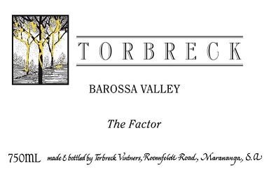 Torbreck The Factor Shiraz 2002 Barossa Valley South Australia 750ml/Btl 6/case