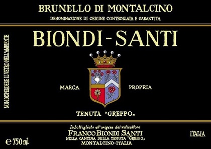 Biondi Santi Tenuta Greppo Brunello di Montalcino Annata 2001 Brunello di Montalc Tuscany 750ml/Btl 6/case