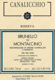 Canalicchio Brunello di Montalcino Riserva 2006 Brunello di Montalc Tuscany 1500ml/Btl