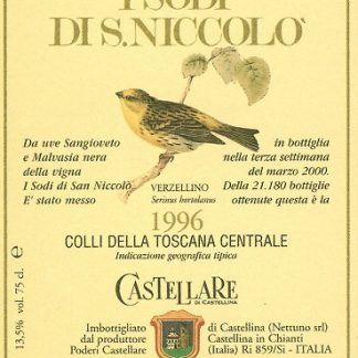 Castellare di Castellina I Sodi di San Niccolo 1993 1500ml/Btl  6/case
