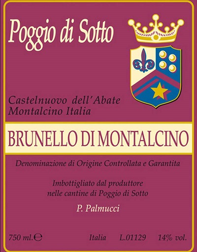 Poggio di Sotto Brunello di Montalcino 2007 Brunello di Montalc Tuscany 750ml/Btl 12/case