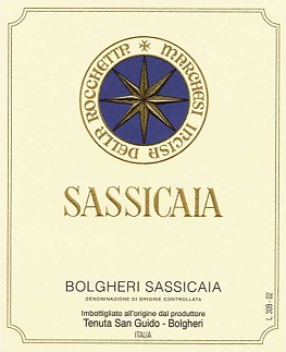 Tenuta San Guido Sassicaia 2012 Bolgheri Tuscany 1500ml/Btl