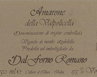 Dal Forno Romano Amarone della Valpolicella 1994 Amarone della Valpo Veneto 750ml/Btl 6/case