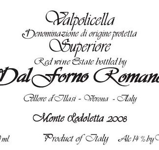 Dal Forno Romano Valpolicella Superiore Monte Lodoletta 2011 Valpolicella Superi Veneto 750ml/Btl 12/case