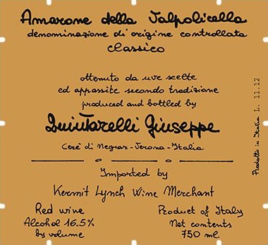 Giuseppe Quintarelli Amarone della Valpolicella Classico 1997 Amarone della Valpo Veneto 750ml/Btl 6/case