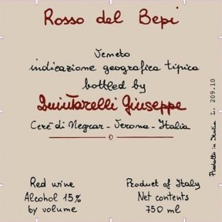 Giuseppe Quintarelli Rosso del Bepi 2005 Veneto Veneto 750ml/Btl 6/case
