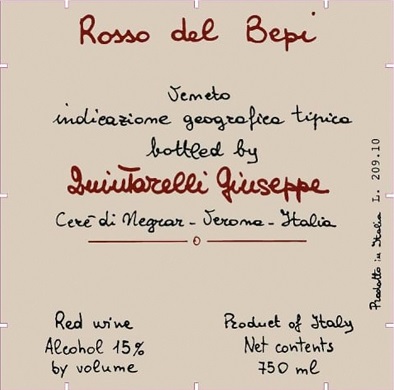 Giuseppe Quintarelli Rosso del Bepi 2005 Veneto Veneto 750ml/Btl 6/case