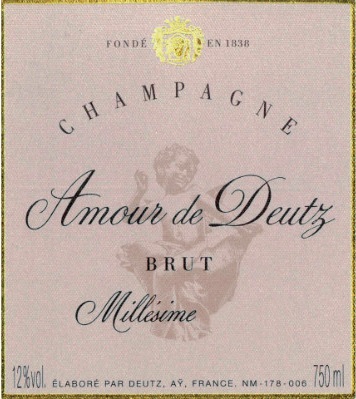 Amour de Deutz Brut 2005 Champagne 750ml/Btl 6/case