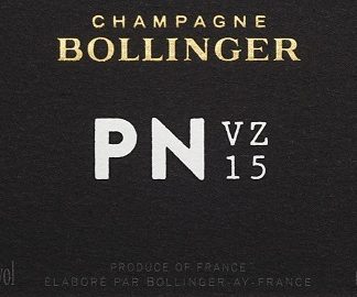 Bollinger PN VZ15 Brut NV Champagne 1500ml/Btl 3/case
