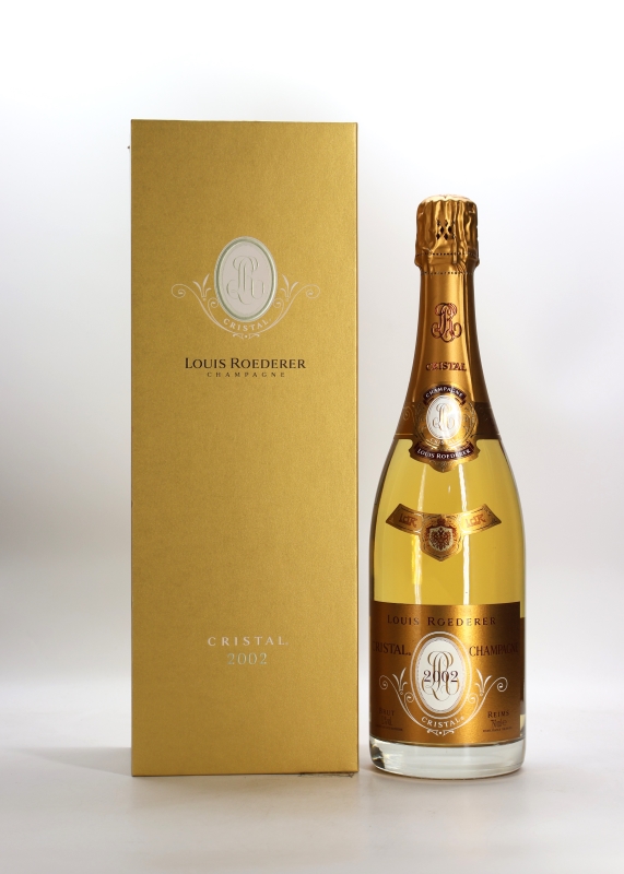 Louis Roederer Cristal (Gift Box) 2002 Champagne 750ml/Btl 6/case