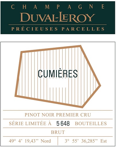 Duval Leroy Cumieres Brut 2003 Champagne 750ml/Btl 6/case