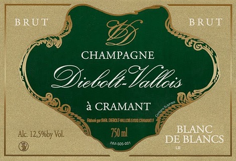 Diebolt Vallois Blanc de Blancs Brut NV Champagne 750ml/Btl 6/case