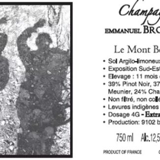 Emmanuel Brochet Le Mont Benoit Extra Brut NV Champagne 750ml/Btl  6/case
