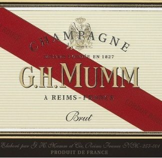 G.H. Mumm Cordon Rouge Brut NV Champagne 750ml/Btl  12/case