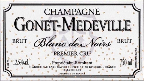 Gonet Medeville Blanc de Noirs Premier Cru Brut NV Champagne 1500ml/Btl 6/case