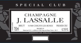 J. Lassalle Special Club Premier Cru Brut 2007 Champagne 750ml/Btl 6/case