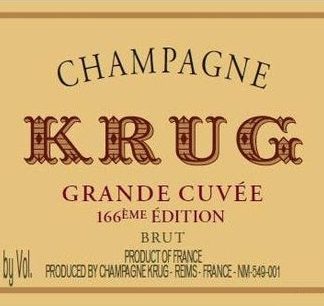 Krug Grande Cuvee 166eme Edition Brut NV Champagne 750ml/Btl 6/case