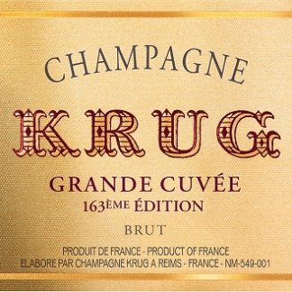 Krug Grande Cuvee 163eme Edition Brut NV Champagne 750ml/Btl 6/case
