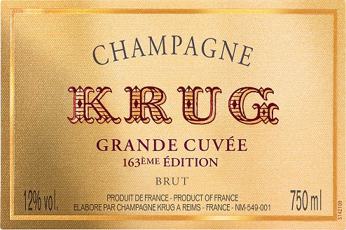 Krug Grande Cuvee 163eme Edition Brut NV Champagne 750ml/Btl 6/case