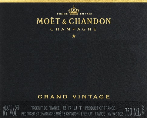 Moet & Chandon Grand Vintage Brut 2006 Champagne 1500ml/Btl