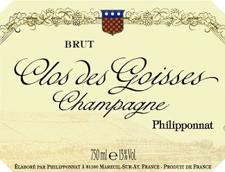 Philipponnat Clos des Goisses Brut 1991 Champagne 750ml/Btl 6/case