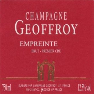 Rene Geoffroy Empreinte Premier Cru Brut NV Champagne 1500ml/Btl 3/case