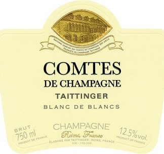 Taittinger Comte de Champagne Blanc de Blancs Brut 2007 Champagne 750ml/Btl 6/case