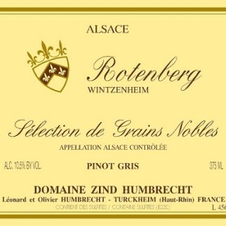 Zind Humbrecht Pinot Gris Rotenberg Selection de Grains Nobles 2005 Alsace Alsace 375ml/Btl 6/case