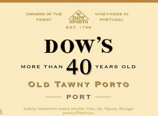 Dow's 40 Year Old Tawny Port 0000 Oporto Douro 750ml/Btl 12/case