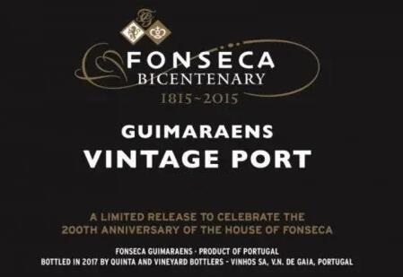 Fonseca Guimaraens Vintage Port 2013 Oporto Douro 750ml/Btl 6/case