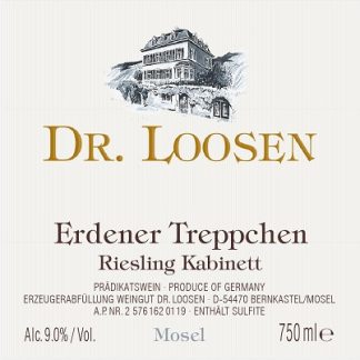Dr Loosen Erdener Treppchen Riesling Kabinett 2013 Erden Mosel 750ml/Btl 6/case