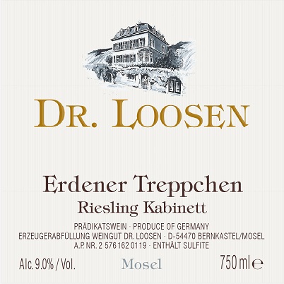 Dr Loosen Erdener Treppchen Riesling Kabinett 2013 Erden Mosel 750ml/Btl 6/case