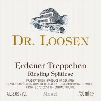 Dr Loosen Erdener Treppchen Riesling Spatlese 2008 Erden Mosel 750ml/Btl 12/case