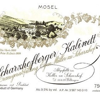 Egon Muller Scharzhofberger Riesling Kabinett 2017 Wiltingen Mosel 750ml/Btl 6/case