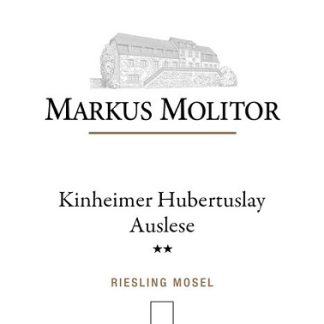 Markus Molitor Kinheimer Hubertuslay Riesling Auslese Goldkapsel 2013 Mosel Mosel 750ml/Btl 6/case
