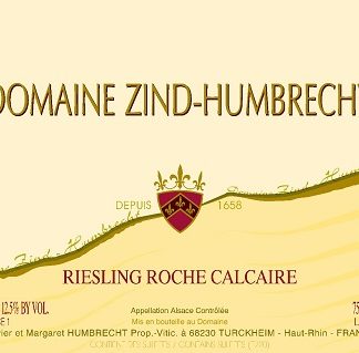 Zind Humbrecht Riesling Roche Calcaire 2014 Alsace Alsace 750ml/Btl 12/case