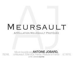 Antoine Jobard Meursault 2019 Cote de Beaune Burgundy 750ml/Btl 6/case