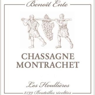 Benoit Ente Chassagne Montrachet Les Houilleres 2017 Cote de Beaune Burgundy 750ml/Btl 12/case