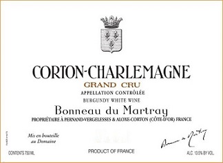 Bonneau du Martray Corton Charlemagne Grand Cru 2012 Cote de Beaune Burgundy 1500ml/Btl  6/case