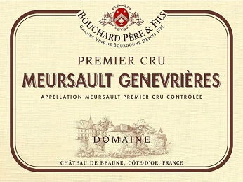Bouchard Pere et Fils Meursault 1er Genevrieres 2005 Cote de Beaune Burgundy 750ml/Btl 12/case