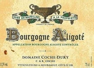 Coche Dury Bourgogne Aligote 2015 Bourgogne Burgundy 750ml/Btl 6/case