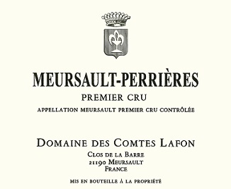 Comtes Lafon Meursault 1er Perrieres 2009 Cote de Beaune Burgundy 750ml/Btl 12/case