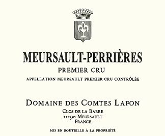 Comtes Lafon Meursault 1er Perrieres 1994 Cote de Beaune Burgundy 750ml/Btl  6/case
