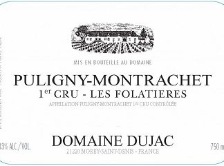 Domaine Dujac Puligny Montrachet 1er Folatieres 2014 Cote de Beaune Burgundy 750ml/Btl  12/case