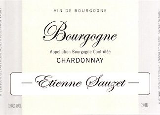 Etienne Sauzet Bourgogne Chardonnay 2019 Bourgogne Burgundy 750ml/Btl 6/case