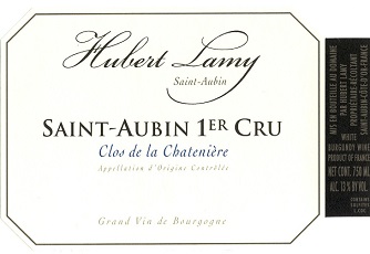 Hubert Lamy St Aubin 1er Clos de la Chateniere 2018 Cote de Beaune Burgundy 750ml/Btl 6/case