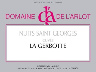 Domaine de L'Arlot Nuits St Georges La Gerbotte Blanc Cuvee La Gerbotte 2012 Cote de Nuits Burgundy 750ml/Btl  6/case