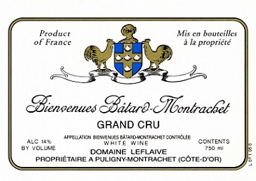 Leflaive Bienvenues Batard Montrachet Grand Cru 2008 Cote de Beaune Burgundy 750ml/Btl 12/case