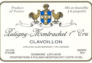 Leflaive Puligny Montrachet 1er Clavoillon 2010 Cote de Beaune Burgundy 1500ml/Btl  6/case